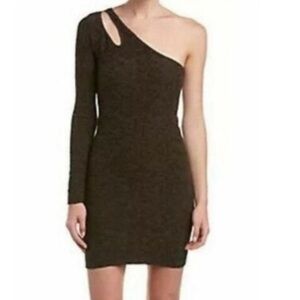 BCBGeneration One Sleeve BodyCon Dress Licorice - New with tag!